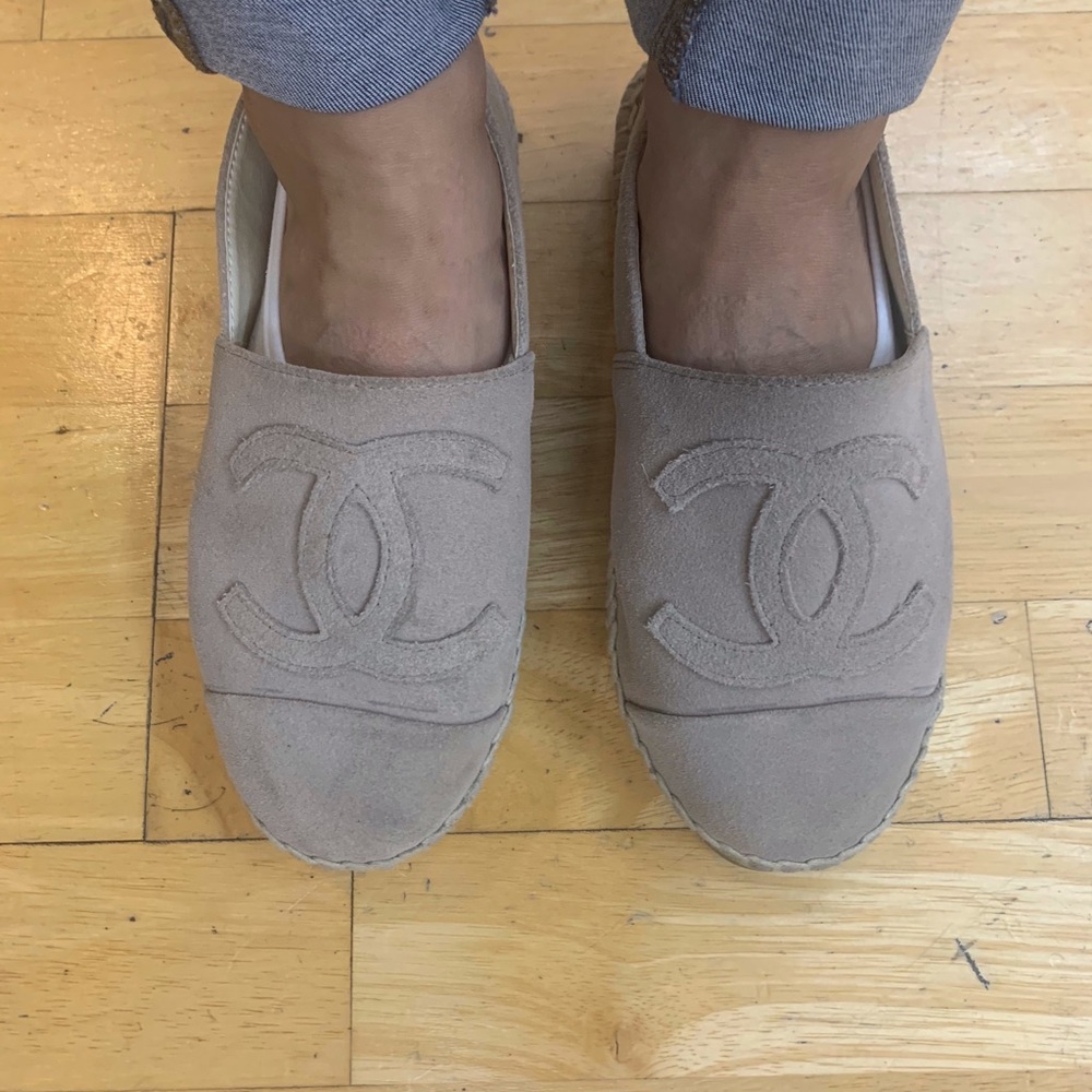 Used CHANEL espadrilles WIDE FIT